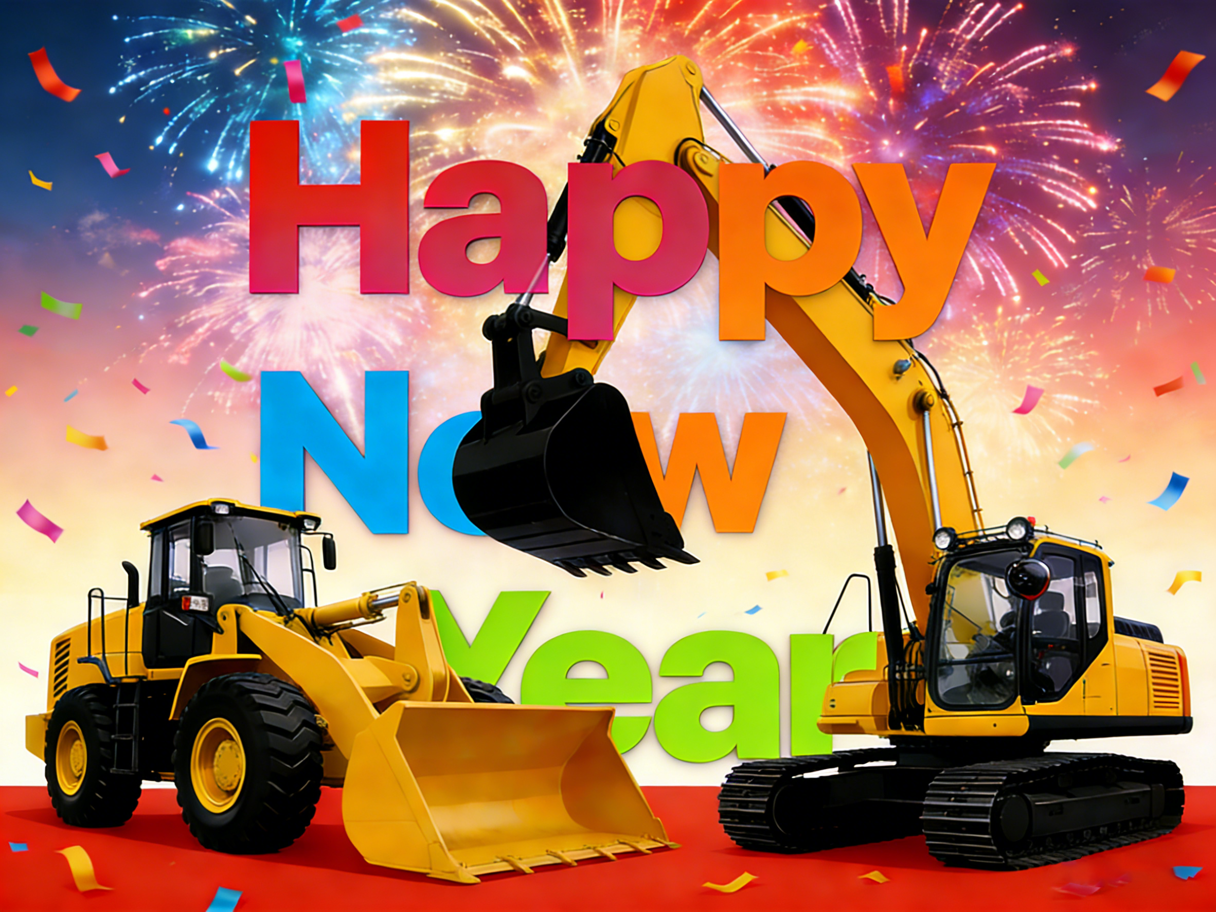 New Year Unfolds, Dreams Built Across Continents | To Every Global Client & Partner in the Engineering Machinery Industry