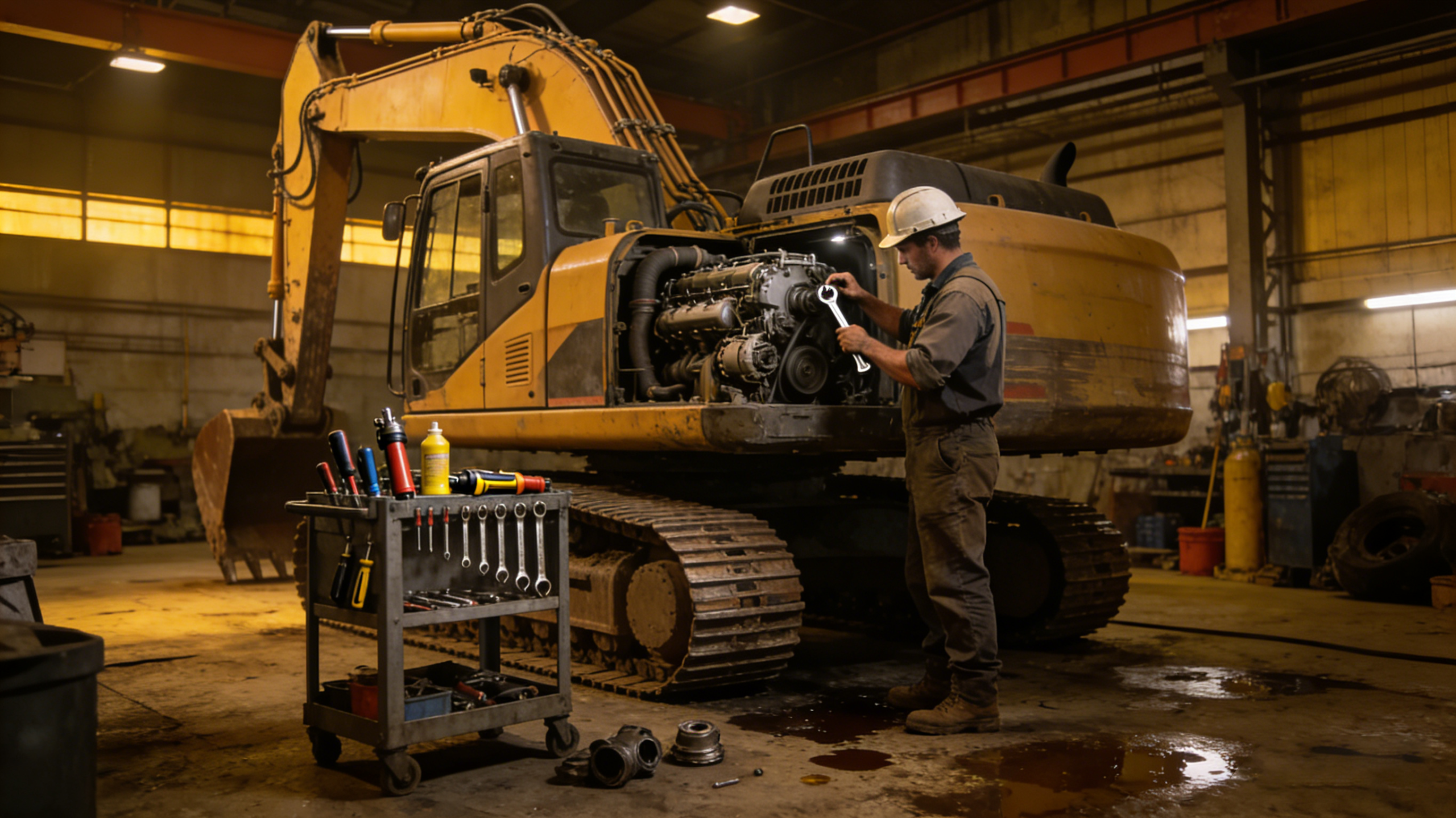 Effects of Prolonged Idling on Excavator Engines