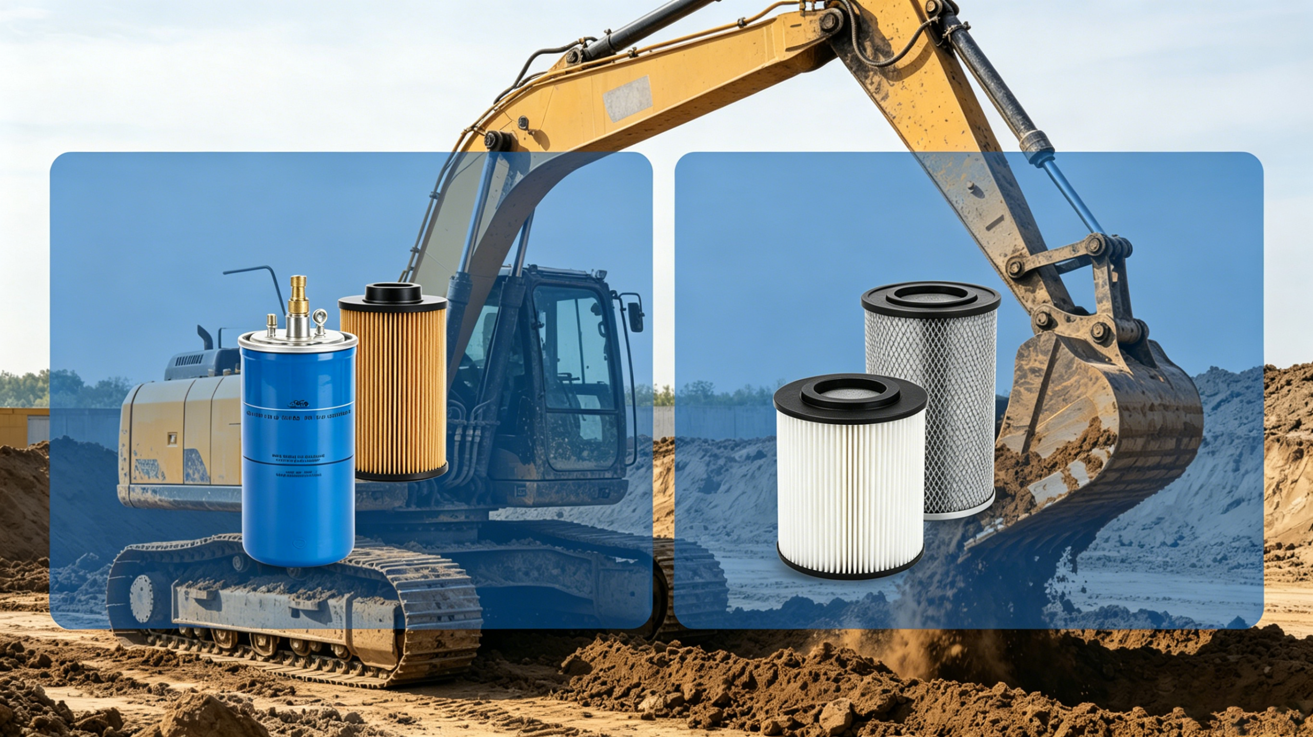 Hydraulic Oil Filter vs Air Filter: Accurate Replacement Cycles for Different Construction Scenarios