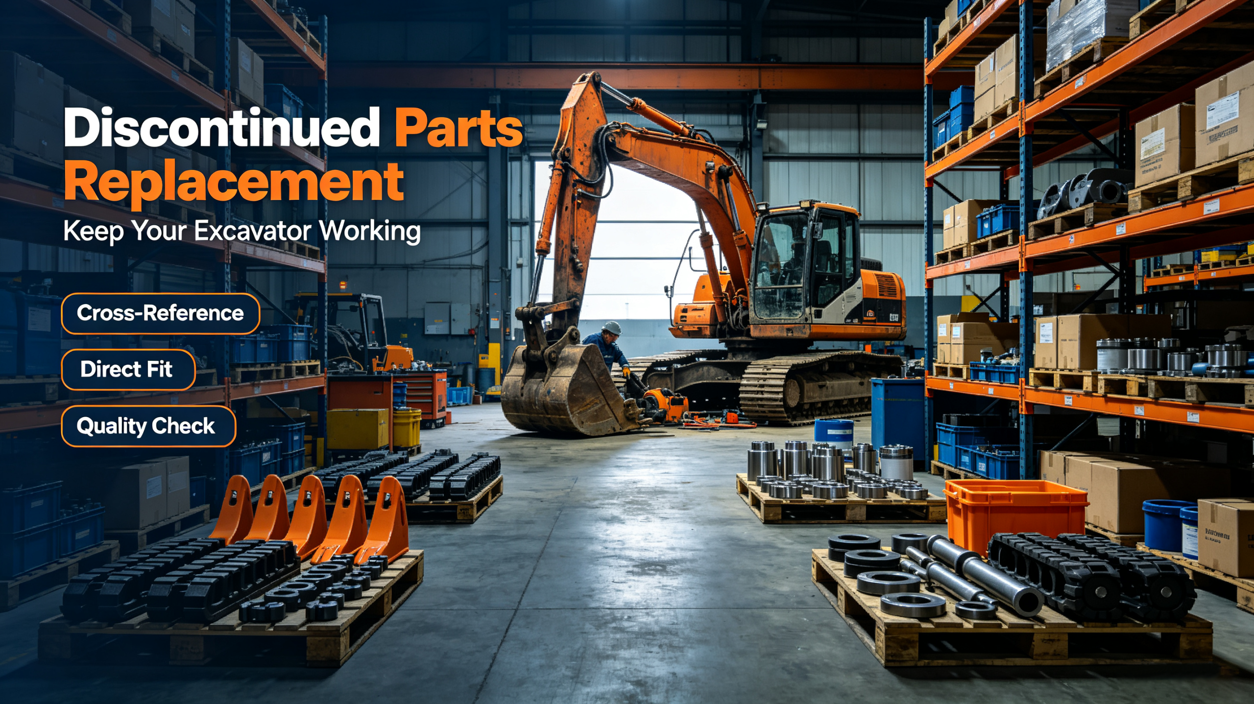 Universal Replacement Solutions for Discontinued Old-Style Excavator Parts